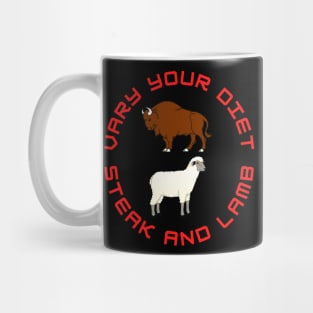 Vary Your Diet Steak And Lamb Mug